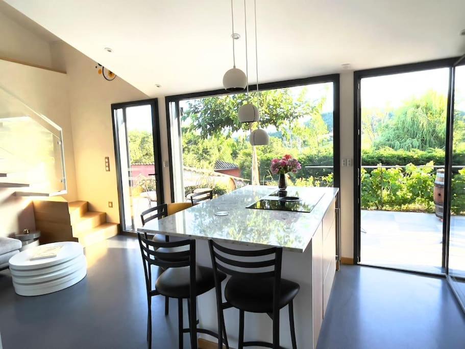 Gite De Charme 5 Etoiles Pour Couple Avec Sauna Et Jacuzzi Exterieurs Privatifs 波格尔 外观 照片